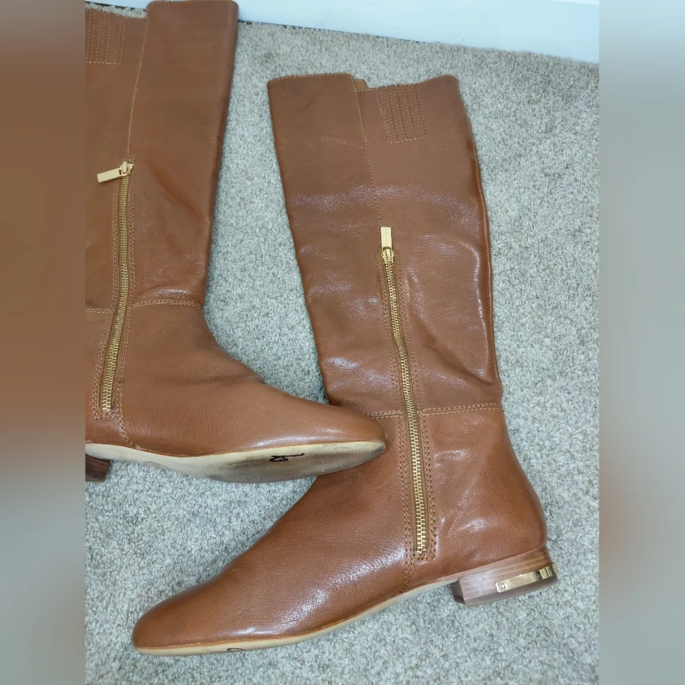 Michael Kors Women Size 9.5M Tan Leather Boots